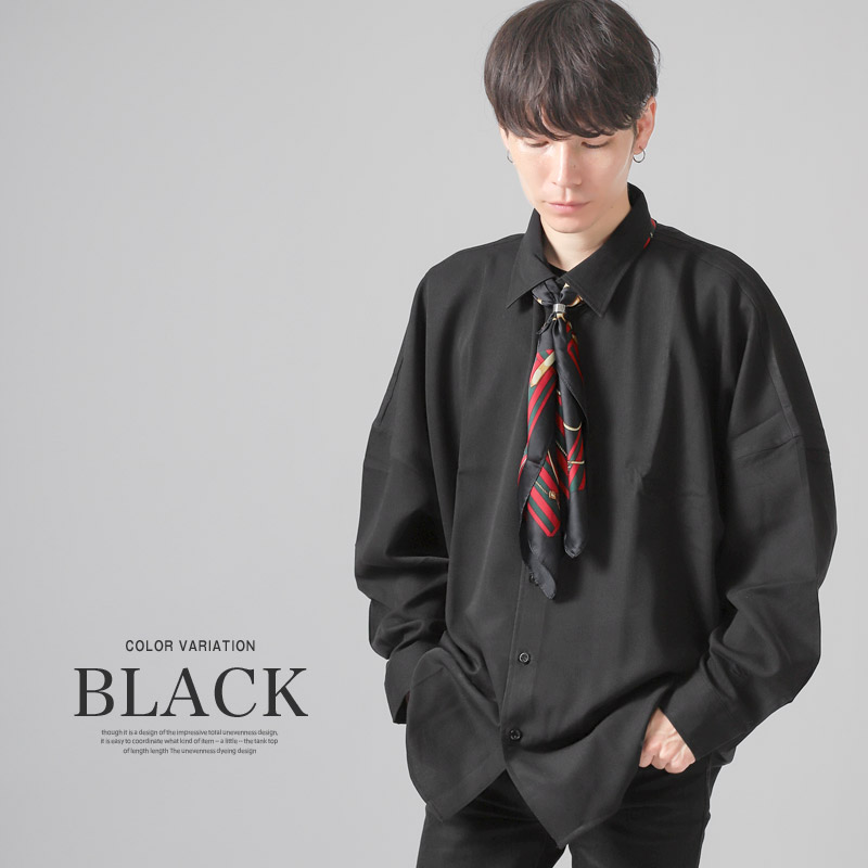 シャツ 長袖 ドルマンスリーブ メンズ オーバーサイズ ビッグ