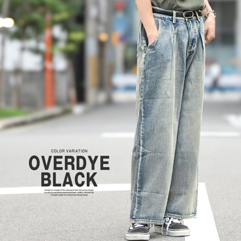 デニムパンツ ワイドパンツ メンズ ジーンズ バギー ビンテージ