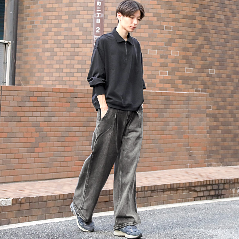 デニムパンツ ワイドパンツ メンズ ジーンズ バギー ビンテージ