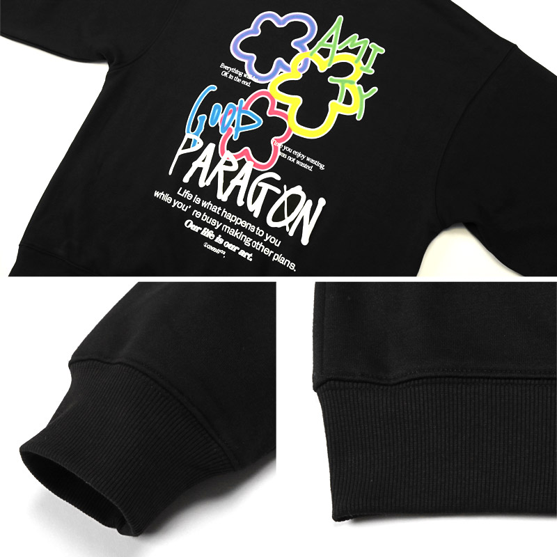 トレーナー メンズ スウェット 裏起毛 バックプリント 大きいサイズ