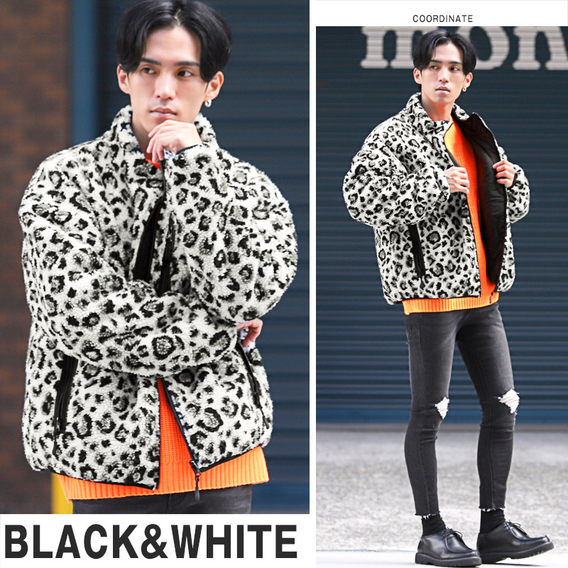 ボアジャケット メンズ レディース ボア キルト 中綿 リバーシブル