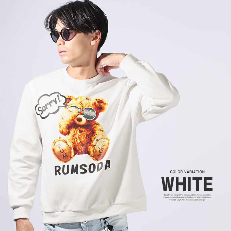 RUMSODA ラムソーダ トレーナー メンズ 長袖 スウェット プルオーバー