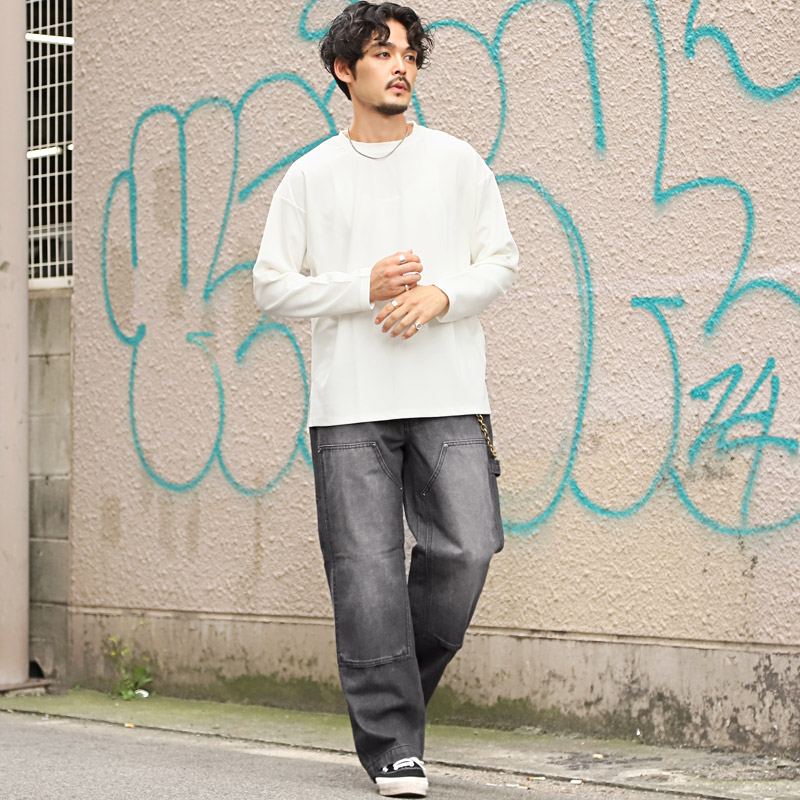 デニムパンツ メンズ ジーンズ ダブルニー ペインターパンツ