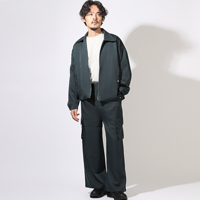 ブルゾン ジャケット メンズ レディース ショート丈 オーバーサイズ