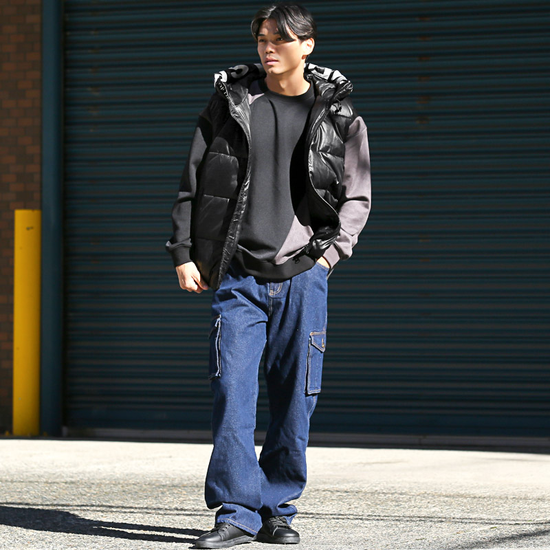 中綿ベスト メンズ レディース ベストジャケット 暖かい 防寒 大きい