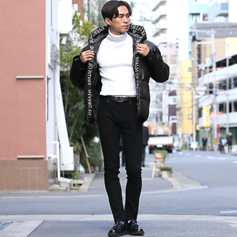 中綿ジャケット メンズ レディース ブルゾン フェイクダウン 暖か