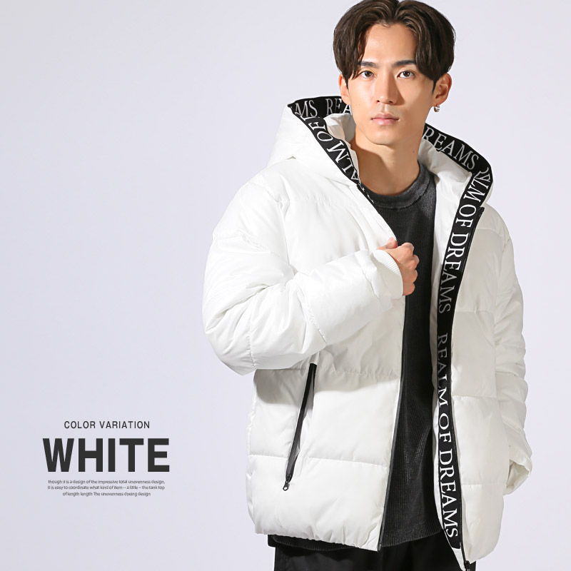 中綿ジャケット メンズ レディース ブルゾン フェイクダウン 暖か