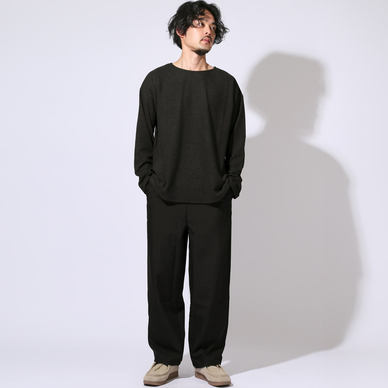 ロンT Tシャツ トップス カットソー メンズ バスクシャツ 長袖 ロング
