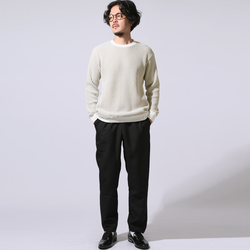 ロンT 長袖 Tシャツ メンズ レディース 長袖Tシャツ ワッフル サーマル