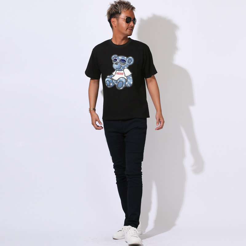 RUMSODA ラムソーダ Tシャツ 半袖 トップス カットソー メンズ ブランド ラインストーン キラキラ 天竺 ロゴ aa-3511 |  | 08