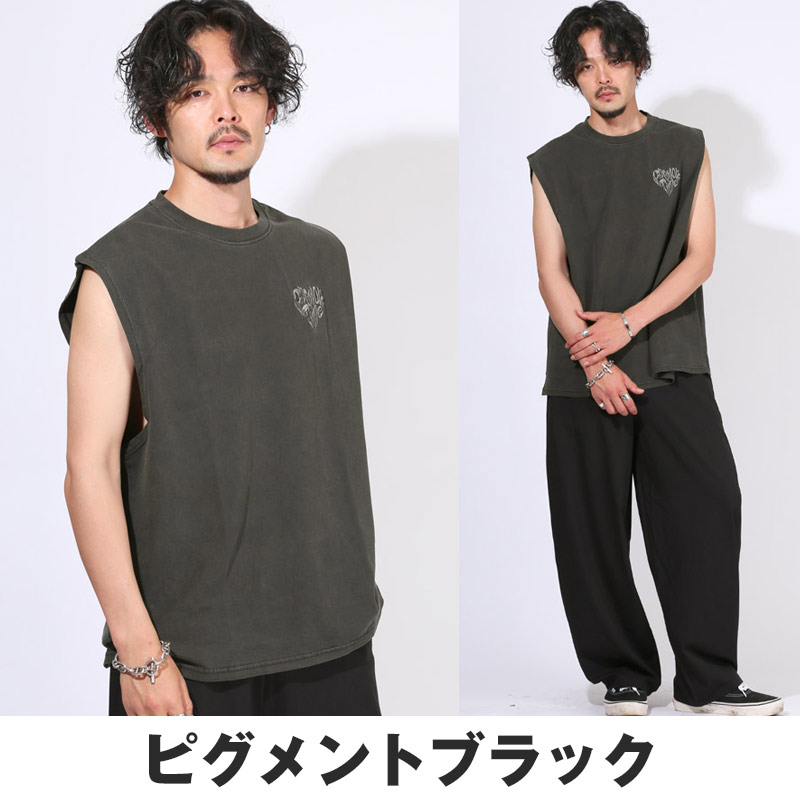 ノースリーブ Tシャツ タンクトップ メンズ 袖なし トップス