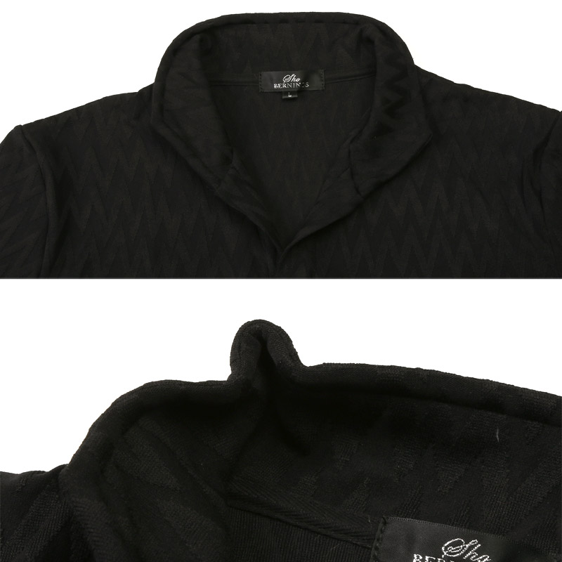 ポロシャツ カットソー トップス メンズ 半袖 パイル イタリアンカラー スタンドカラー ワイヤーカラー 立ち襟 M L XL aa-3579 |  | 11