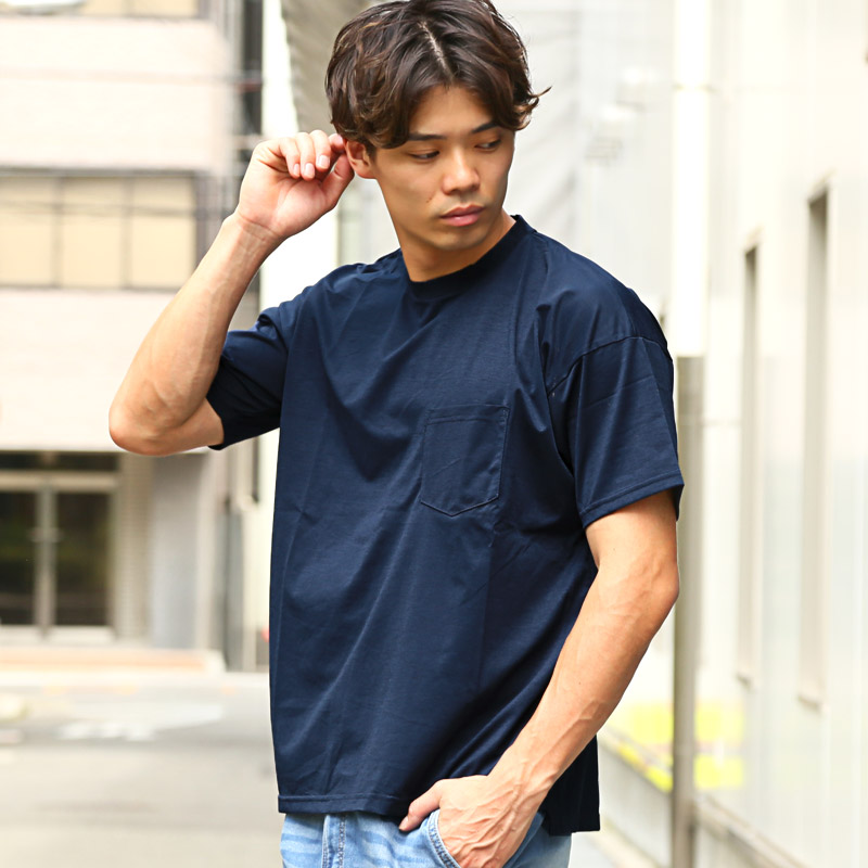 専用半袖青 Tシャツ 半袖 メンズ 半袖Tシャツ トップス カットソー 速乾 吸水 吸汗