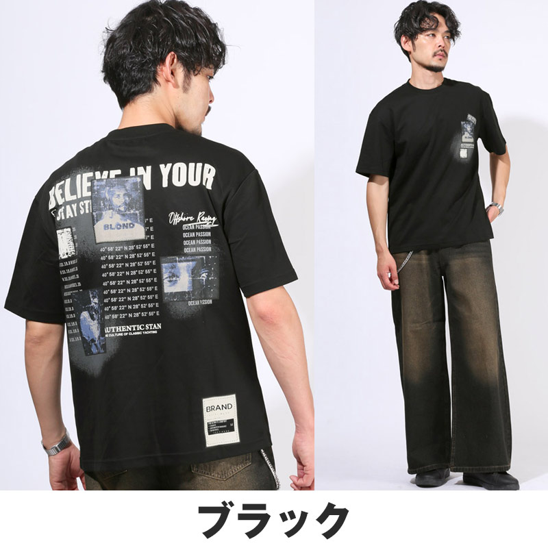 Tシャツ 半袖 メンズ レディース 半袖Tシャツ バックプリント フォト
