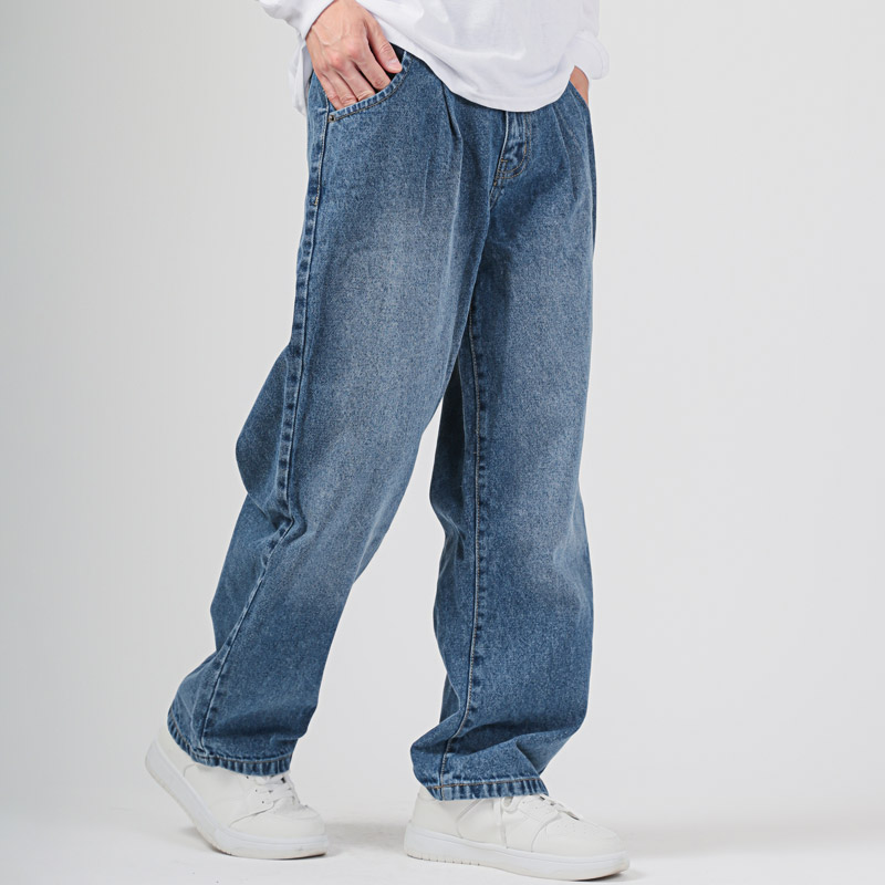 デニムパンツ メンズ ジーンズ ジーパン Gパン ワイド デニム ワイド