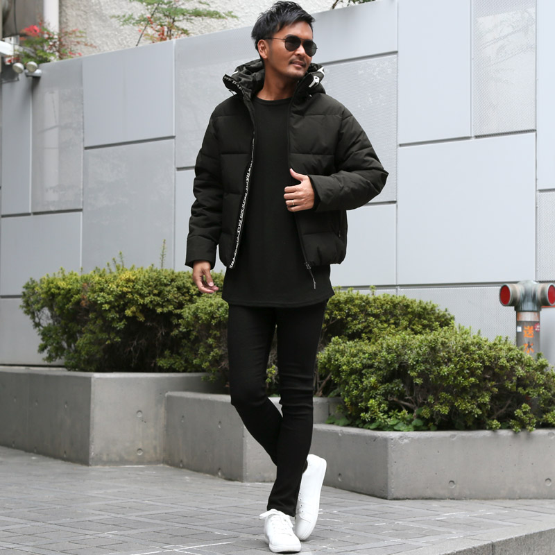 中綿ジャケット ブルゾン メンズ フェイクダウン 暖か あったか 撥水