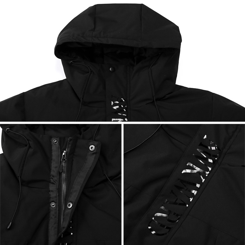 中綿ジャケット マウンテンパーカー メンズ アウター フェイクダウン