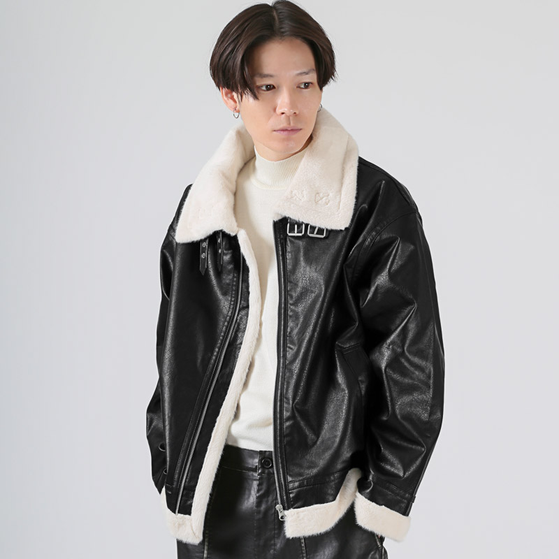 B-3ジャケット ムートンジャケット メンズ レディース ファー