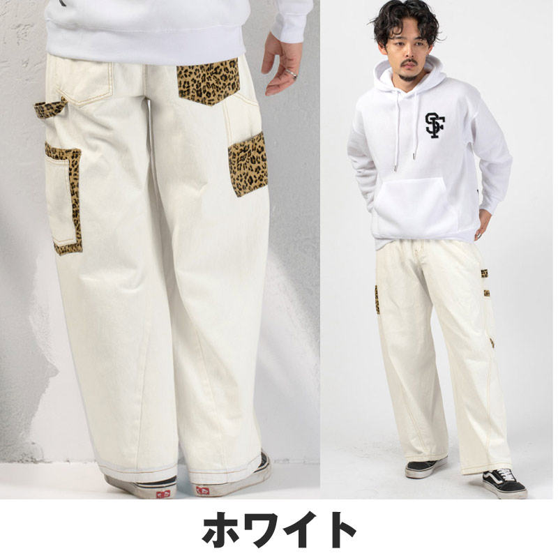 カーブパンツ ワイドパンツ イージーパンツ メンズ ワークパンツ