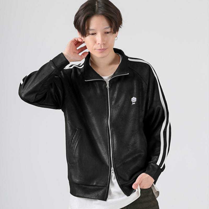 トラックジャケット メンズ レディース ジャケット ダンボールニット