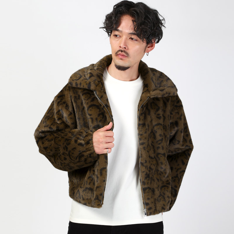 ファーブルゾン ブルゾン ジャケット メンズ レディース 長袖 フェイク