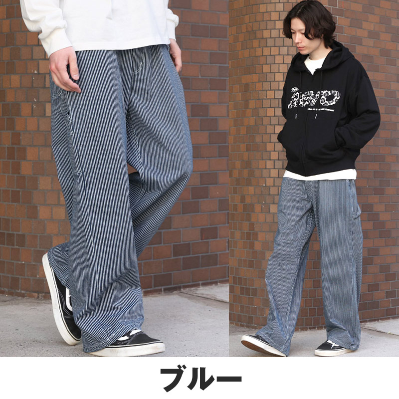 ペインターパンツ ワイドパンツ イージーパンツ メンズ ワークパンツ
