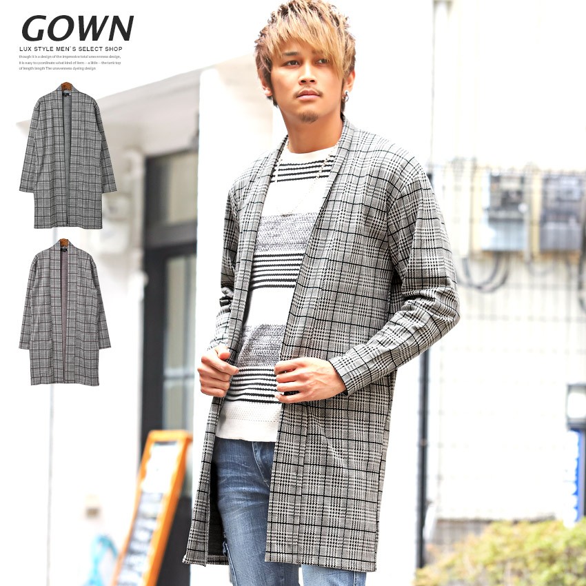 美品　OHGA コーディガン　チェック柄 ohga コーディガン チェック ohga コーディガン チェック