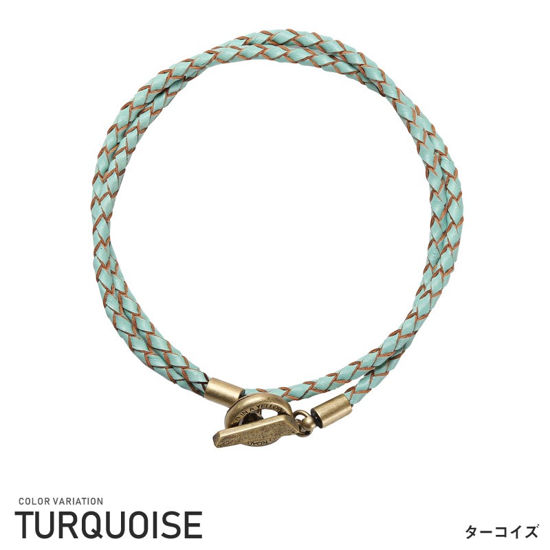 △メール便対象△ ブレスレット メンズ レザー 編み込み
