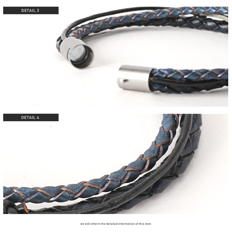 【HURLEY BURLEY】レザー 3連 ブレスレット メッセージ 刻印 ♪ Red string ペアブレスレット レザー 刻印 本革 ベビーリング