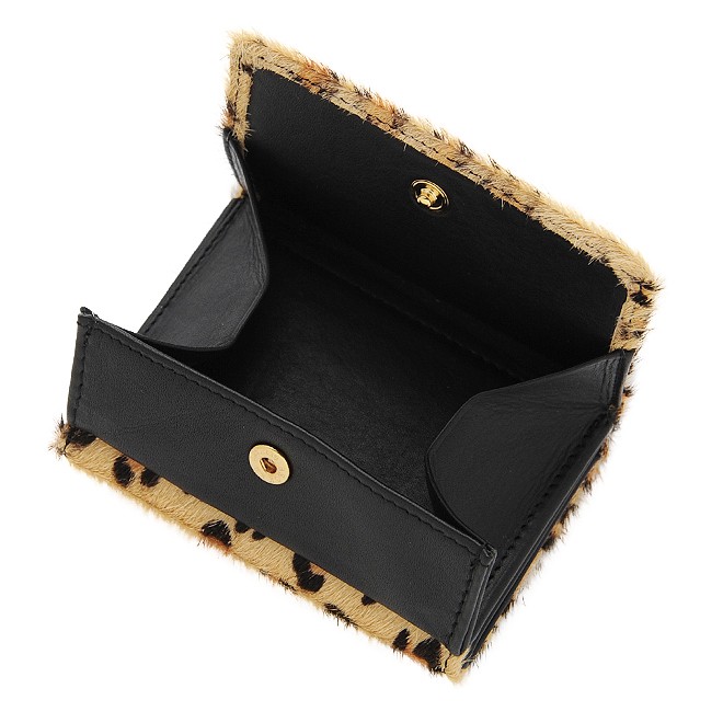 極小財布 旧Box型 ハラコ調 牛革 レオパード 11,000円(税込)