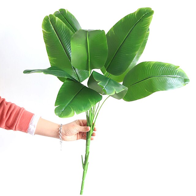 人工バナナツリー70-85cm,大きな緑のシミュレーション植物,珍しいプラスチック,ヤシの木,庭,ホテル,オフィス,装飾アクセサリー