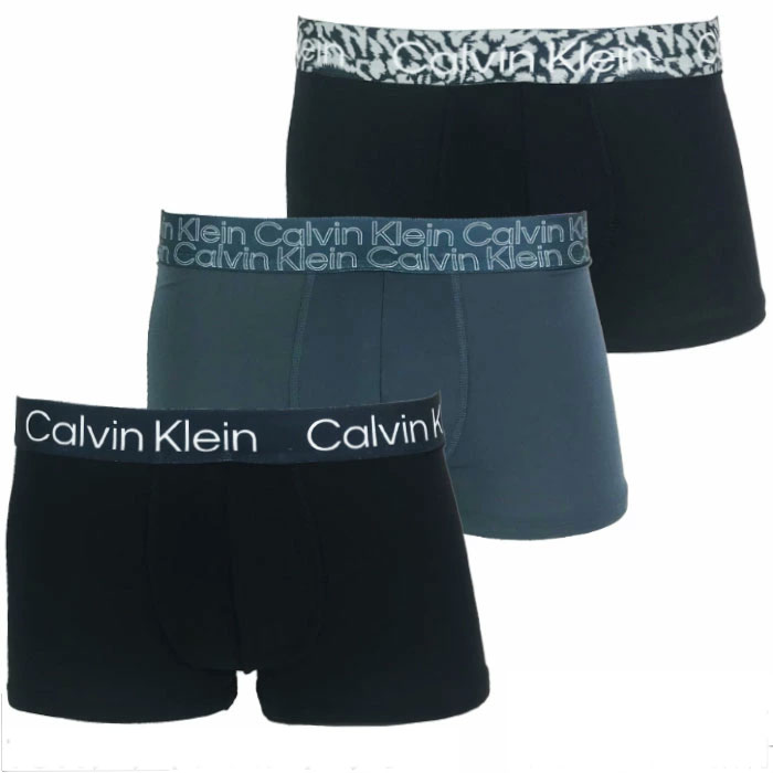 カルバンクライン ボクサーパンツ 3枚セット メンズ ローライズ ロング Calvin Klein 無地 定番 ck 下着 パンツ インナー プレゼント ギフト ラッピング 無料 | Calvin Klein | 09