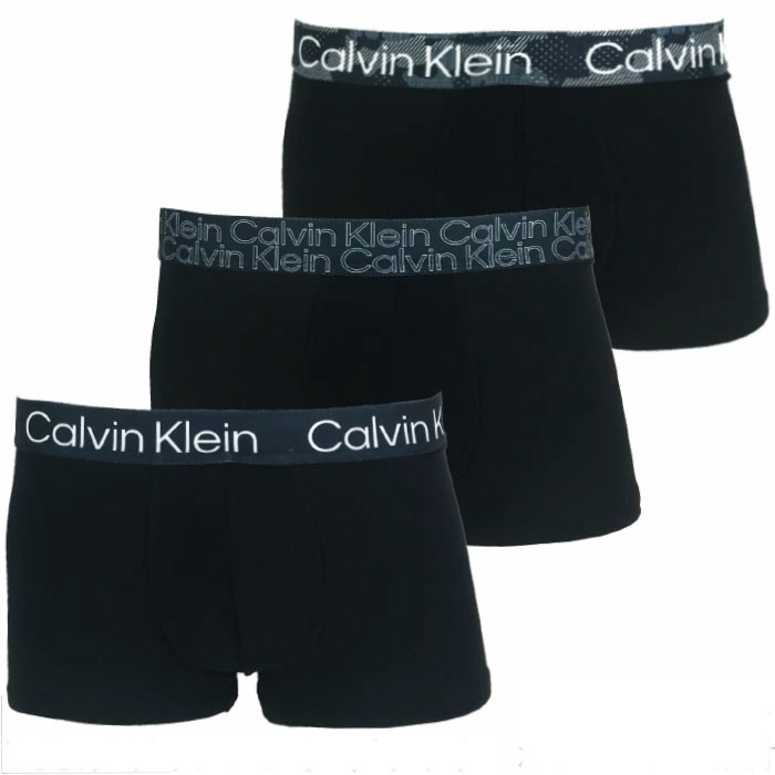 カルバンクライン ボクサーパンツ 3枚セット メンズ ローライズ ロング Calvin Klein 無地 定番 ck 下着 パンツ インナー プレゼント ギフト ラッピング 無料 | Calvin Klein | 08