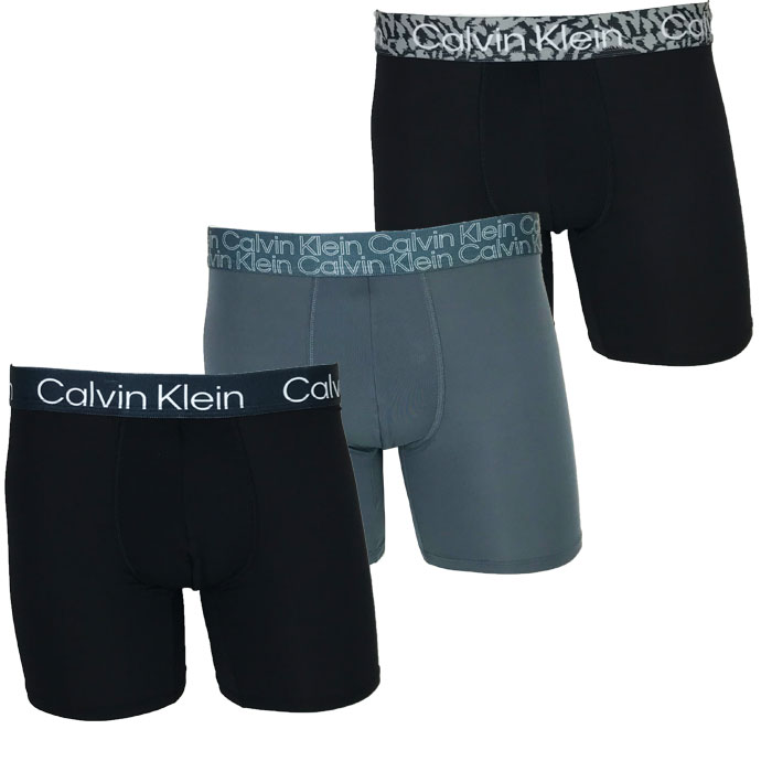カルバンクライン ボクサーパンツ 3枚セット メンズ ローライズ ロング Calvin Klein 無地 定番 ck 下着 パンツ インナー プレゼント ギフト ラッピング 無料 | Calvin Klein | 06