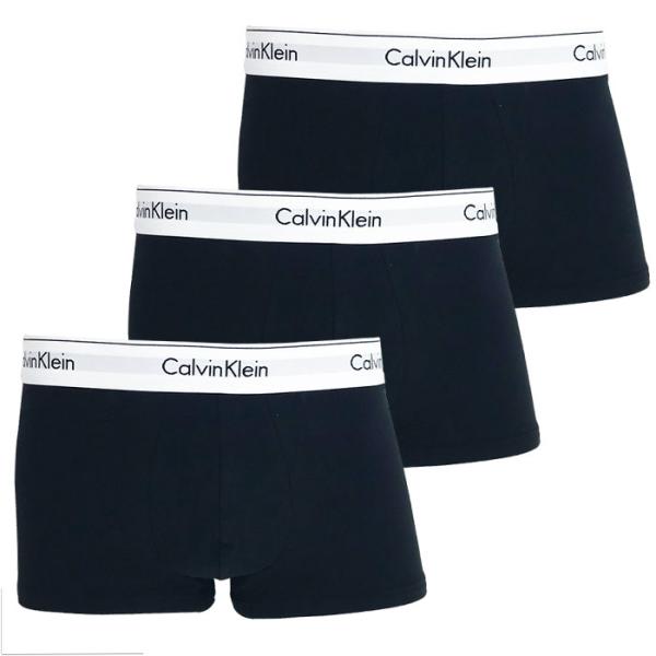 カルバンクライン ボクサーパンツ 3枚セット メンズ ローライズ ロング Calvin Klein ...