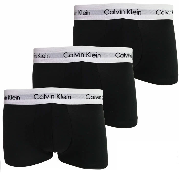 カルバンクライン ボクサーパンツ 3枚セット メンズ ローライズ ロング Calvin Klein 無地 定番 ck 下着 パンツ インナー プレゼント ギフト ラッピング 無料 | Calvin Klein | 18