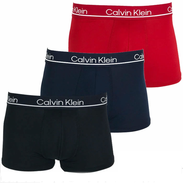 カルバンクライン ボクサーパンツ 3枚セット メンズ ローライズ ロング Calvin Klein 無地 定番 ck 下着 パンツ インナー プレゼント ギフト ラッピング 無料 | Calvin Klein | 13