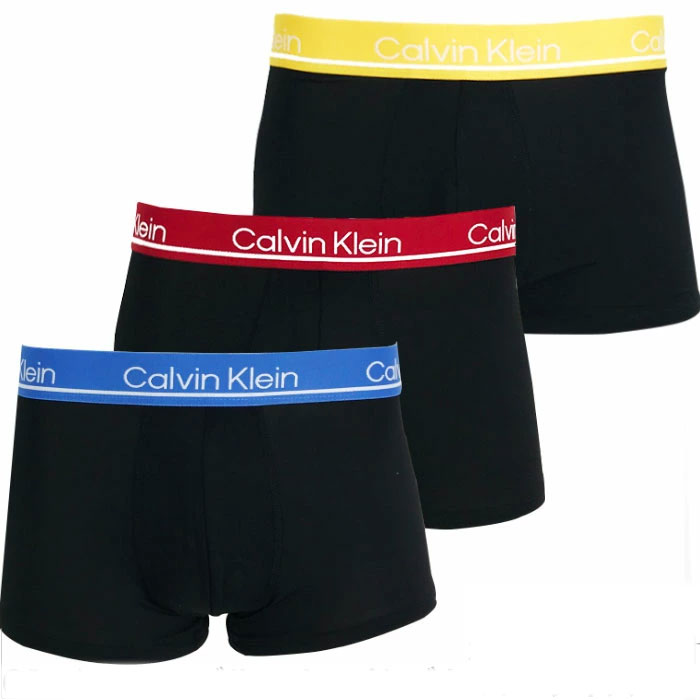 カルバンクライン ボクサーパンツ 3枚セット メンズ ローライズ ロング Calvin Klein 無地 定番 ck 下着 パンツ インナー プレゼント ギフト ラッピング 無料 | Calvin Klein | 12