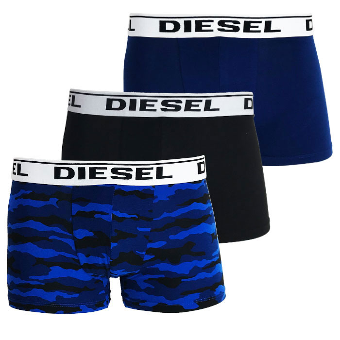 ディーゼル ボクサーパンツ 3枚 セット メンズ DIESEL ブランド 無地 