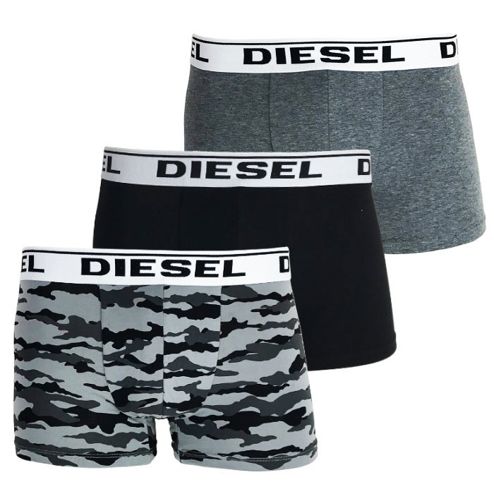 ディーゼル ボクサーパンツ 3枚 セット メンズ DIESEL ブランド 無地 