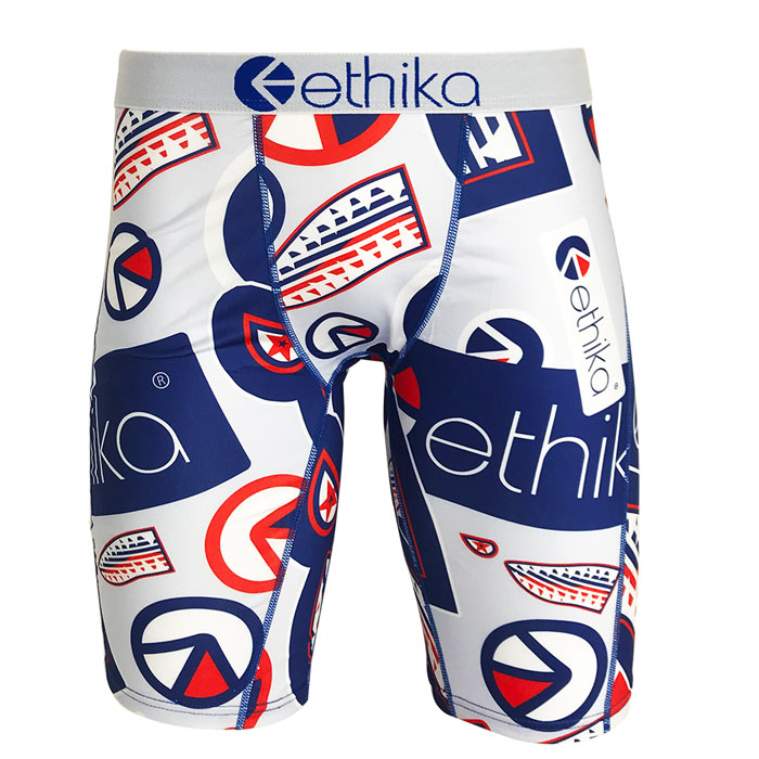 ETHIKA エシカ ロング ボクサーパンツ エティカ No.3 派手 メンズ