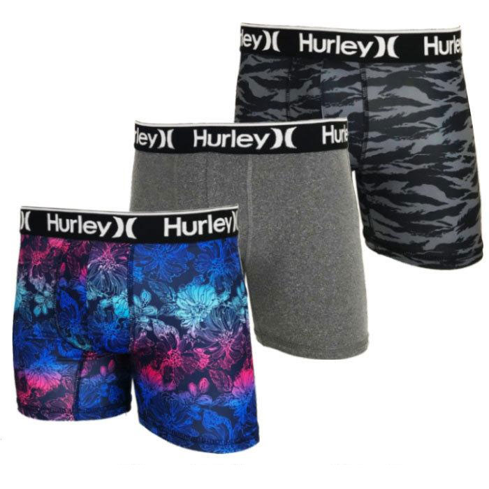 ハーレー ボクサーパンツ インナーパンツ 3枚 セット メンズ Hurley ブランド 3枚組 スポーツ 下着 パンツ ギフト ラッピング 無料｜luxurious-store｜05