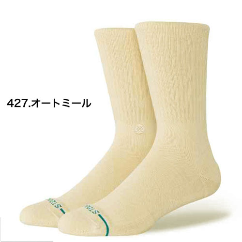 STANCE（スタンス） STANCE SOCKS ソックス 靴下 ICON 無地 シンプル