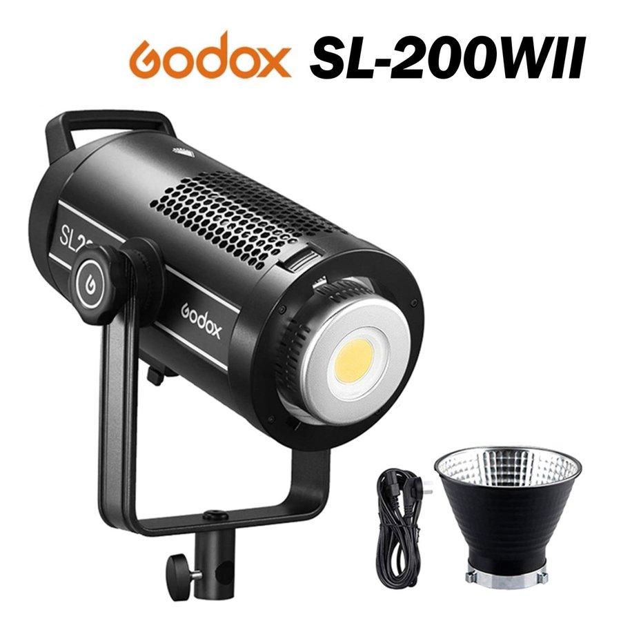 日本正規代理店】Godox SL200Wii 74000lux 定常光LEDライト ビデオ