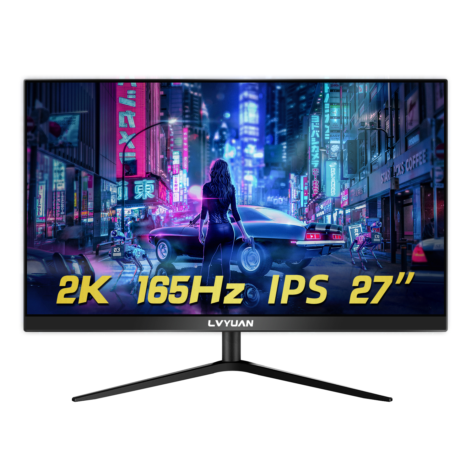 ディスプレイ ゲーミングモニター 27インチ 2K 165hz IPS HDMI WQHD 