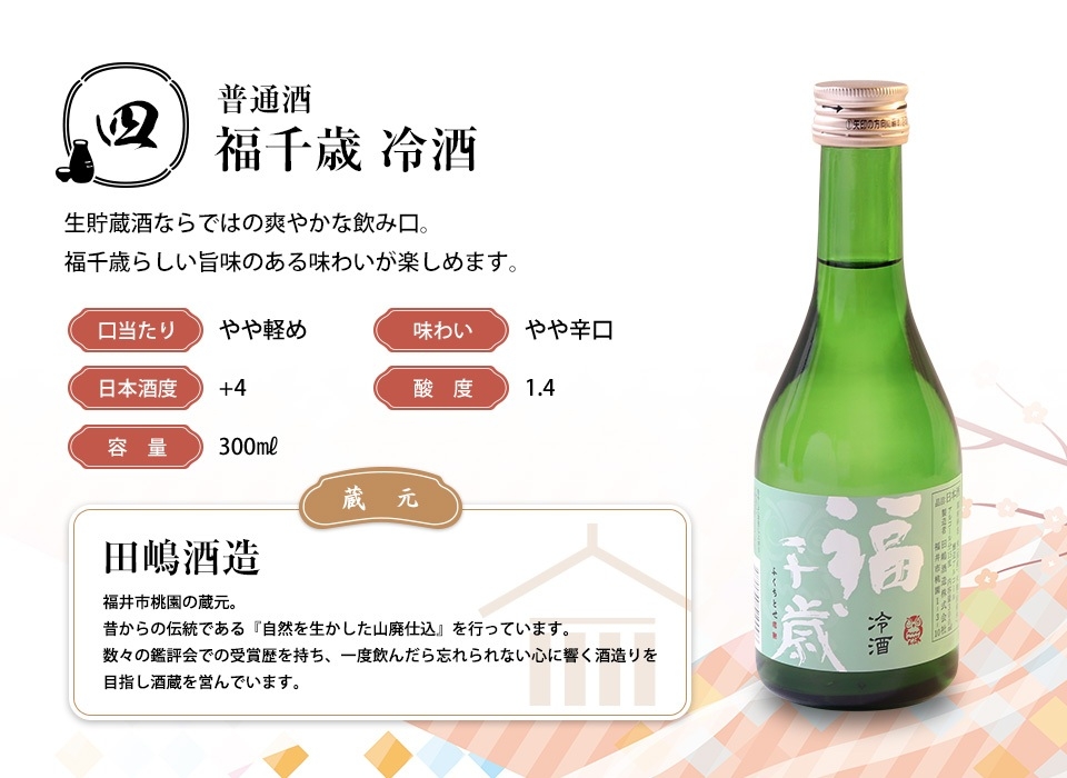 御中元】福井の地酒飲み比べセット 300ml×5種 日本酒ギフト 化粧