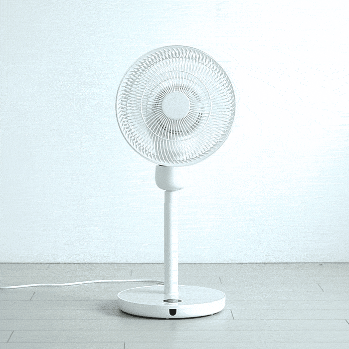 360°首振り DCモーター 扇風機 リモコン付き タイマー付き 高さ調節