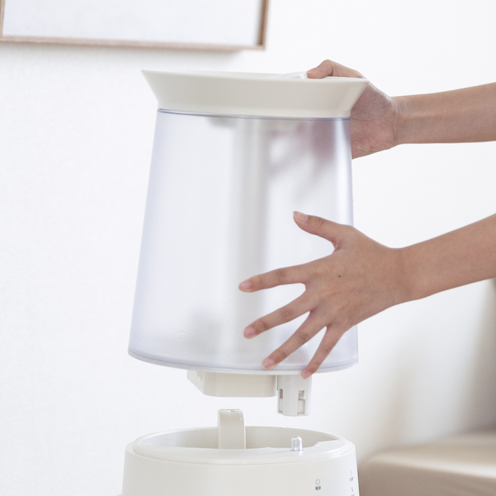 ハイブリッド加湿器 ライト付き イルミネーション 湿度自動調整