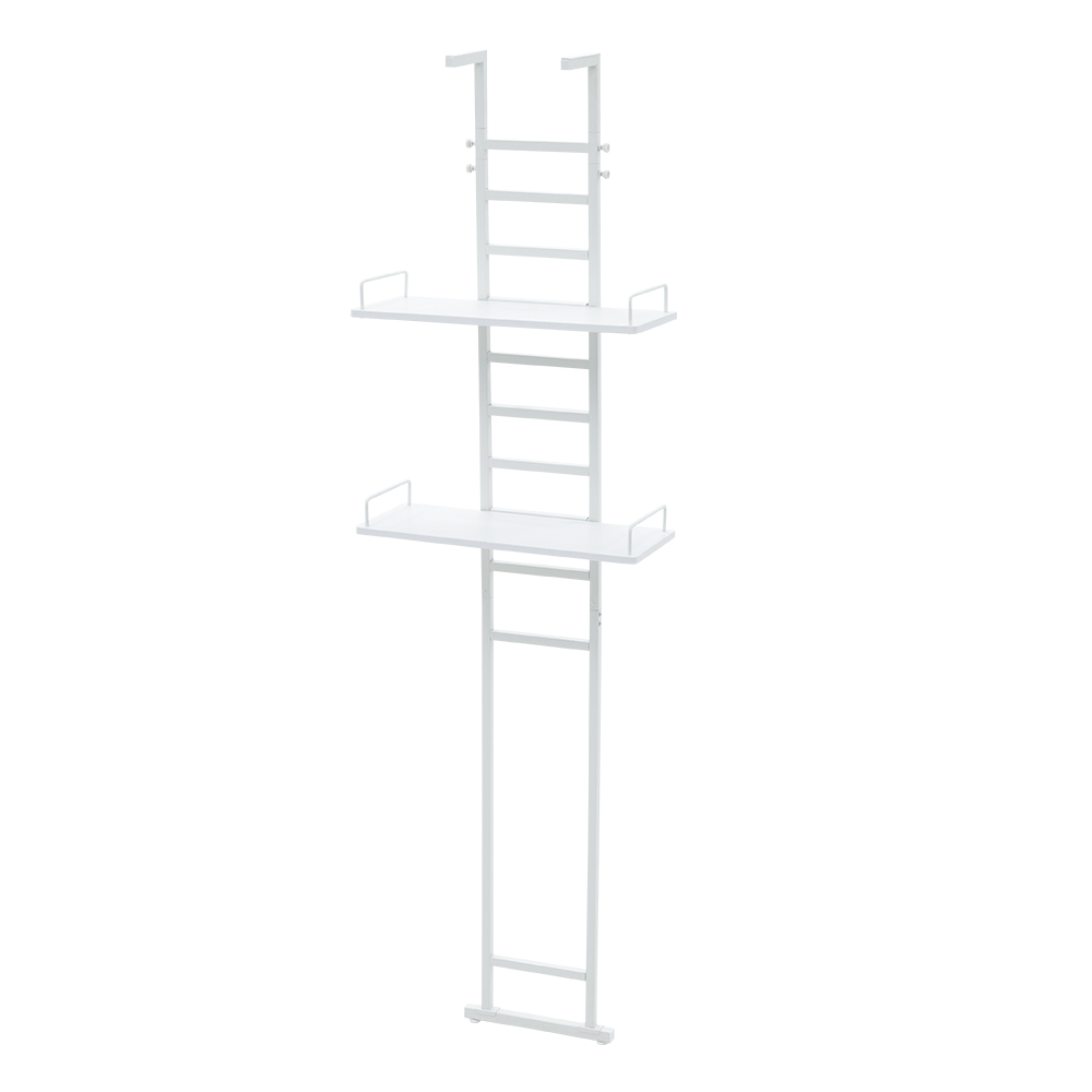 ランドリーラック 突っ張り式 バスケット付き 3段 2段 防水パン対応 高さ調整 簡単設置 幅60cm スリム おしゃれ つっぱり式 突っ張り棒 かご付き 頑丈 賃貸 |  | 01