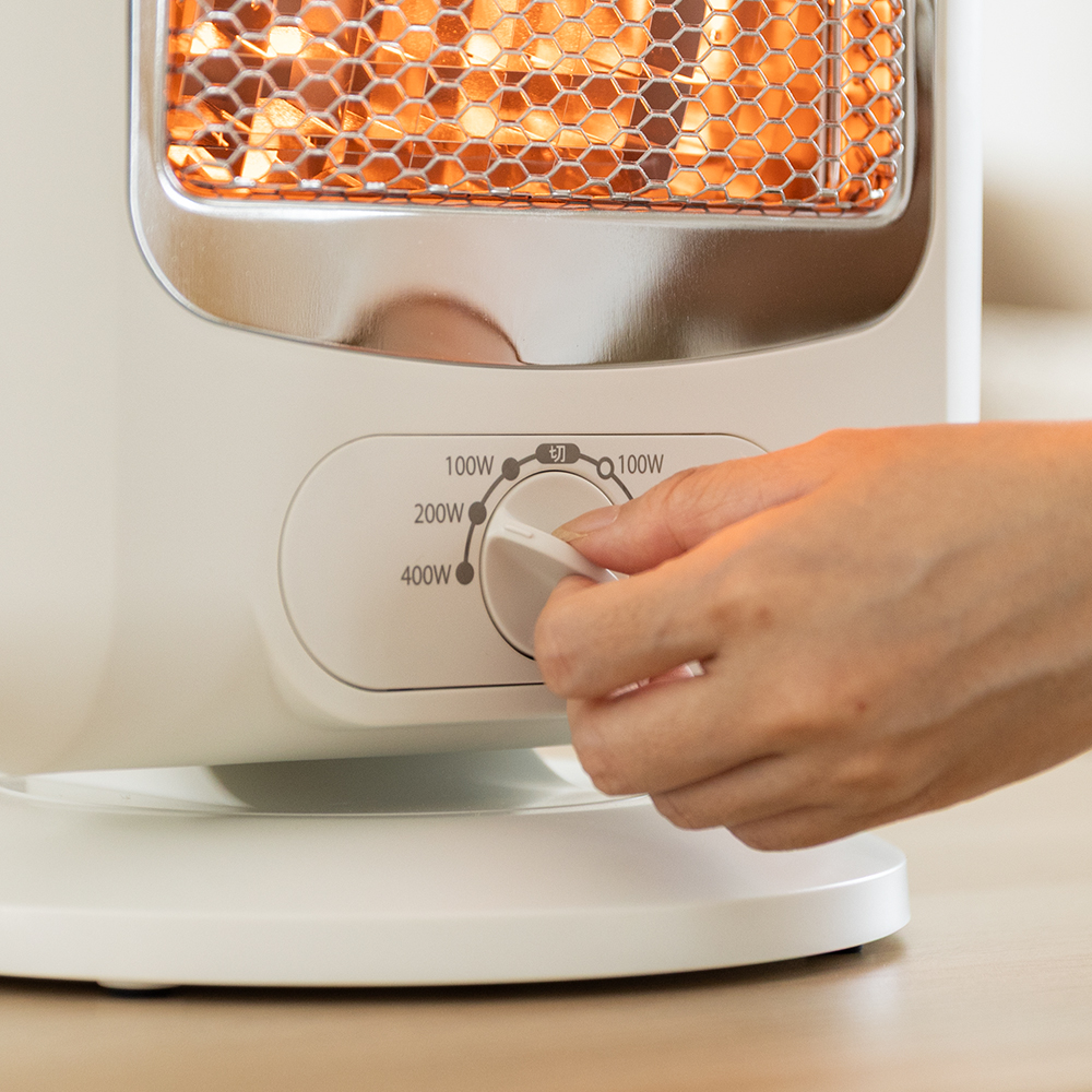 電気代約60%削減 リフレクトヒーター 省エネ 乾燥しない 静音 首振り